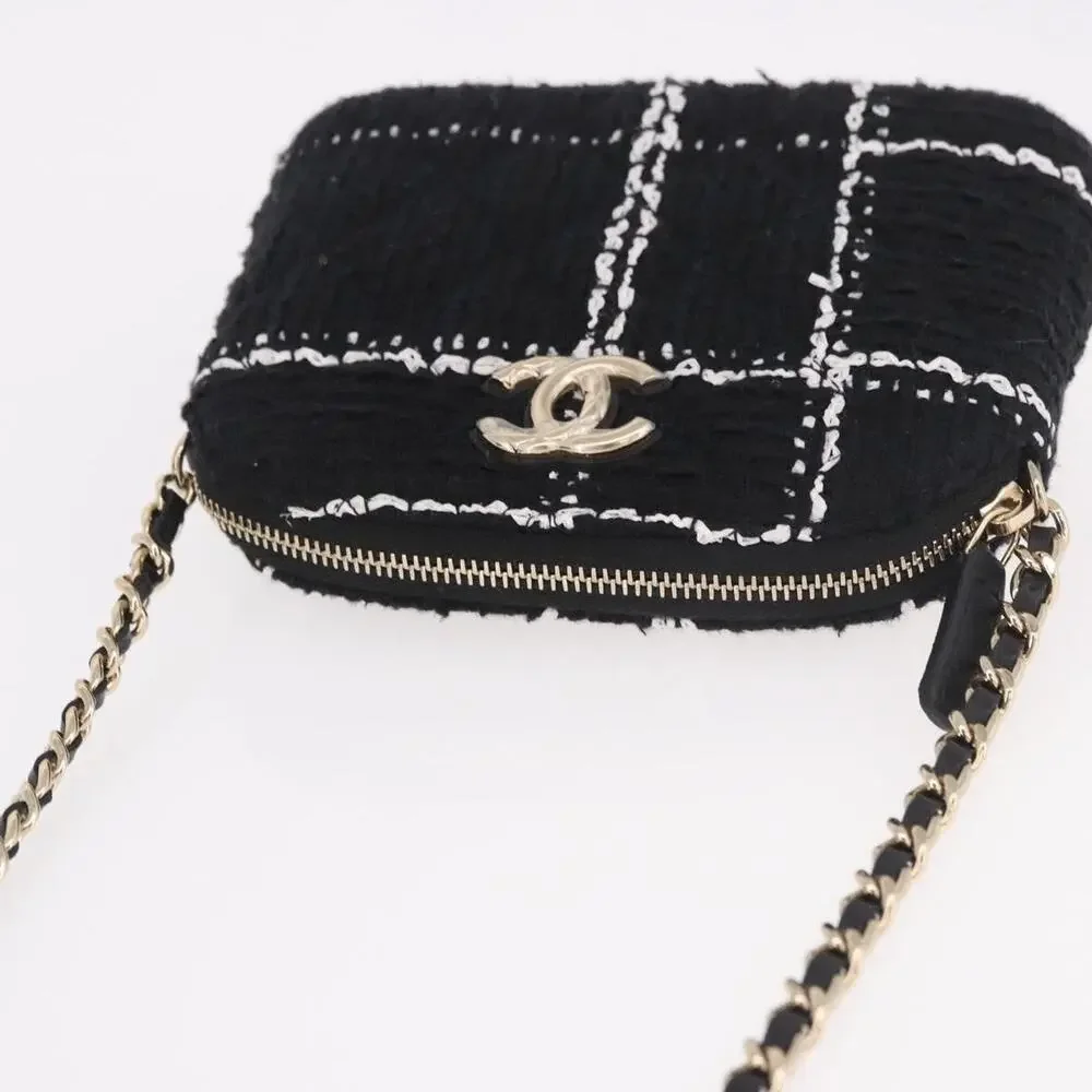 Chanel Matelasse Chain Shoulder Bag Black